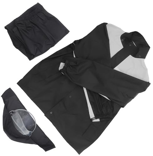 CTIRCHIU Traje para Motocicleta Hombre Xl Chaqueta y Pantalones de Lluvia Resistentes al Viento Conjunto de Ropa para Exteriores Pantalones de Lluvia para Moto Equipo Protector