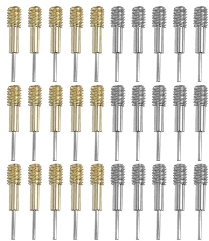 Angoily 30 Pezzi Perni Cinturino Orologio in Acciaio Placcatura Rame, Ago per Rimozione Maglie e Regolazione Cinturino, Accessorio Compatibile per Uso Riparazione Orologi e Utensili Casa