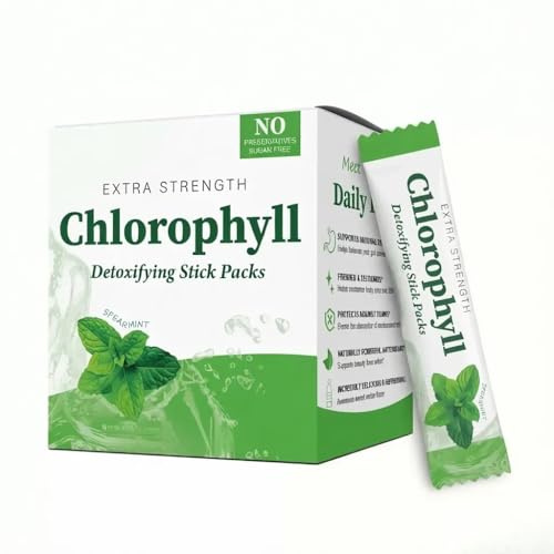 Packs de bâtonnets de chlorophylle, saveur menthe verte