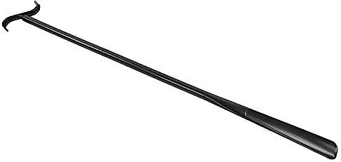 Eminchu Löstagbar Lång Dressingsticka med Skohorn för Lätt Påklädningshjälp för Individer med Begränsad Rörlighet 90 Cm Svart