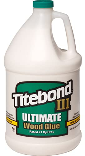 Titebond 1416 Colla per legno resistente all'acqua Titebond III, 3,8 L