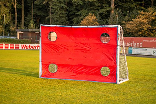 POWERSHOT® Torwand für Fußballtore/Handballtore - 4 Schusslöcher - Größe auswählbar - OHNE Tor