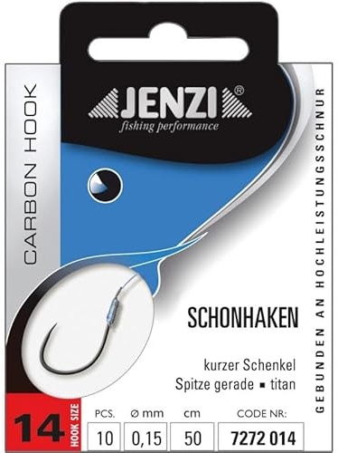 Jenzi Schonhaken Gebunden Gr.14 0,15mm 50cm