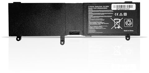 C41-N550 Laptop Battery | Replacement for Asus N550 N550JA N550JV N550J N550X47JV N550X47JV-SL N550JK Q550L Q550LF G550 G550J G550JK Series (15V 59Wh)