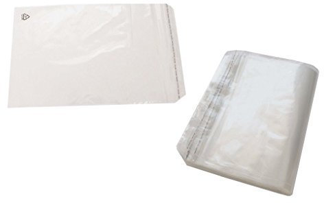 PGV Adhäsionsverschlussbeutel LDPE Flachbeutel Folienbeutel (400 x 600 + 40 x 0,05 mm - 200 Stück)