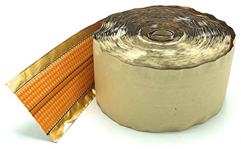 CCA Carpet heat seam Joining Tape - Heat Bond Hot Adhesive Gold foil backed 20mtr (66 feet) roll. 100mm wide, Secures joins using a heat seam iron.