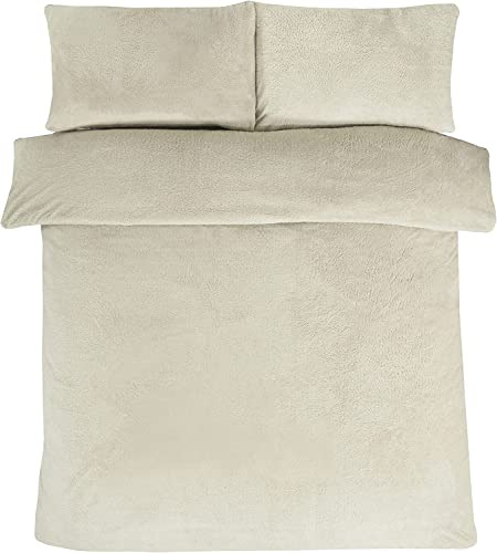 Sleepdown Teddy Fleece Sängkläder Set-King-Stone