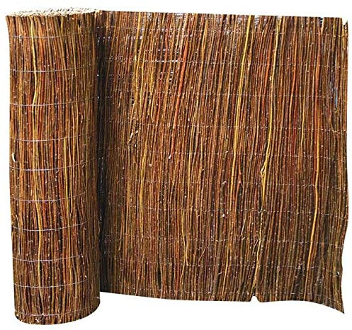 rg-vertrieb Weidenmatte 500cm Sichtschutz Balkonverkleidung Garten Sichtschutzmatte 5m Weidezaun Rollzaun (60cm)