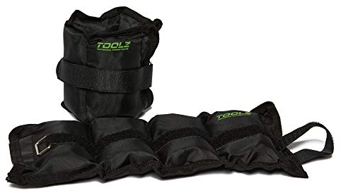 TOOLZ Wrist/Ankle Weight 1 kg – Gewichtsmanschette zur Intensivierung des Trainings – 2er Set