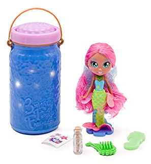 Funrise BFF Bright Fairy Friends Puppe – 17cm Meerjungfraupuppe mit farbewechseln Flügeln, Tolles Geschenk für Kinder ab 3 Jahren