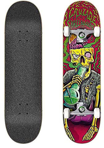 Cruzade Bongo Skull 8.0x31.85 Complet Tableau, Adultes Unisexe, Multicolore, Taille Unique