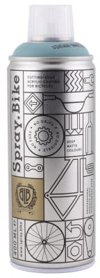 SPRAY.BIKE Fahrrad Lackspray - graugrün Matt (VINTAGE- Warrick) in 400 ml Spraydose - KEINE GRUNDIERUNG notwendig - Fahrrad Lack, Sprühlack, Acryllack, Lack Spray