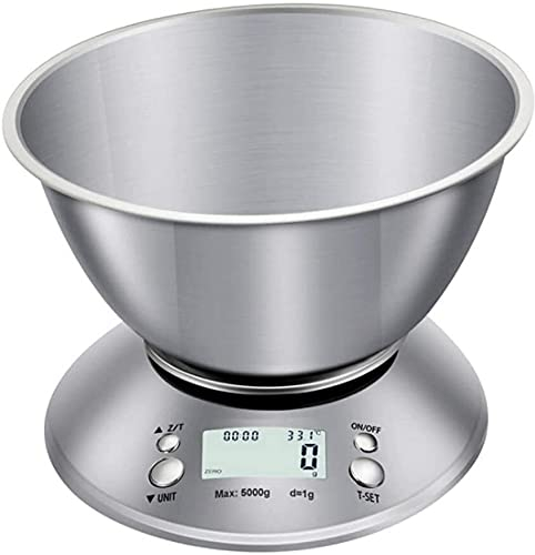 AUGUSE Balance de Cuisine, Balances De Cuisine Numériques, Mini Balance De Pesage Précise, Cuisson des Aliments Ménagers Pesant La Balance Electronique (Size : 5kg/1g)