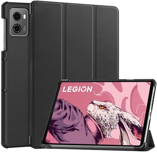 Kepuch Custer Hülle für Lenovo Legion Y700 2025 2023 / Legion Tab 8.8 3th TB-321FU,Smart PU-Leder Hüllen Schutzhülle Tasche Case Cover - Schwarz
