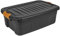 VIRSUS Contenitore Box per Attrezzi, misura 60x39x20 cm, Capacità 30 Litri, Scatola Baule Nero con chiusura a Scatto, portautensili con coperchio, Organizer Utensili, Fai da Te -9244