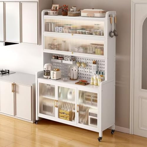 GOKEUEKDY Vitrinas para Sala de Estar, despensa, gabinetes de Almacenamiento de Cocina, adecuados para aparadores, hogares, oficinas, trasteros de Garaje, Estilos de su elección