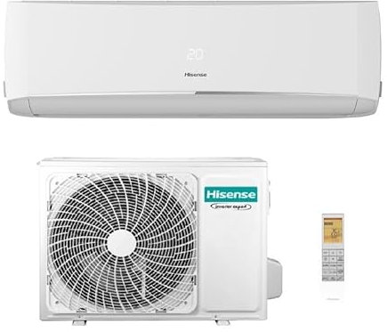 Hisense Halo+ Climatizzatore 24000 Btu R32 Cbbt242rg Atbt242rw, 19dB(A), Evaporatore Anti-Batteri, Filtro Ai Carboni, Anti Muffa, Self Clean (In), Display Led, Wifi, A++A+ (24000 Btu)
