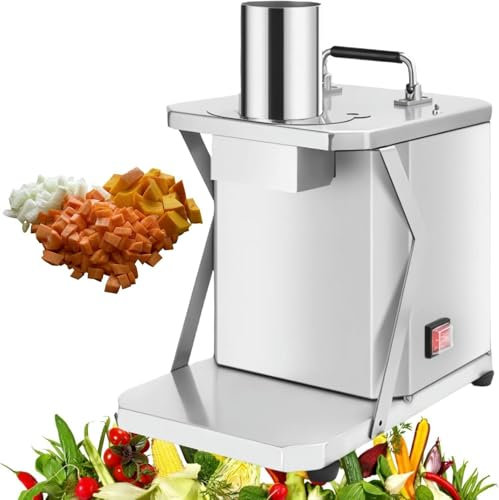 DFGHNBVC 200W Vegetable Chopper， Pro Onion Chopper Easy to Clean for Veggies， Ginger， Fruits， Nuts， Herbs， etc，15mm