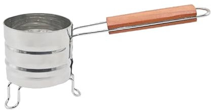 GOXQIT Panier Charbons 1PC Acier Inoxydable allumage Charbon de Bois Baril narguilé Panier Shisha Porte-Charbon Accessoires pour Barbecues