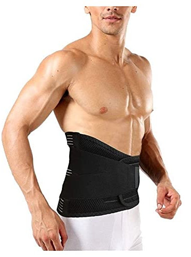 XAoSCd Cinturón De Soporte Lumbar para Hombres Y Mujeres, Correas De Soporte Ajustables, Protección Térmica para La Zona Lumbar Inferior.,