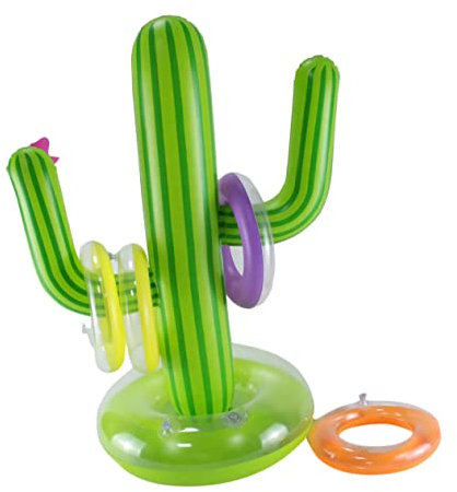 Kisangel 1Set Cactus Gonfiabile Interattivo Spiaggia Attività per Adulti per e Vacanze Estive