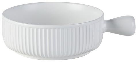 Jaamyears Solid Color Soup Bowl with Handles, 650ml Ceramic Onion Soup Bowl, Soup Mug Microwave and Oven Safe