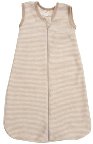 Lilano, Baby Fleece Schlafsack Ohne Arm, 100% Merinowolle (Sand/Natur, 110 cm)