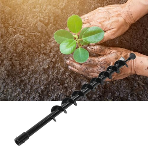 Cryfokt Trivella a Trivella Terra a Lunga Durata, Scavatrice per Pali Giardino 60x800 Mm, Lama Singola per Piantare Alberi e Rivoltare il Terreno