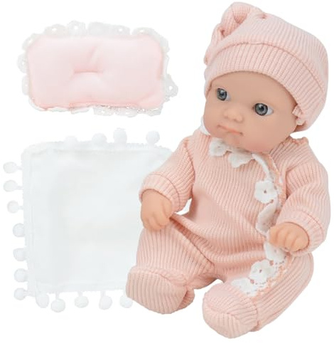 Zasdvn Puppen Für Kinder - Anziehspielzeug Mit Kleidern Für Puppen,Echte Kinderpuppe,Geeignet Für Kinder, Und Mädchen Für Rollenspiel, Geburtstag, Kinderzimmer, Zuhause Und