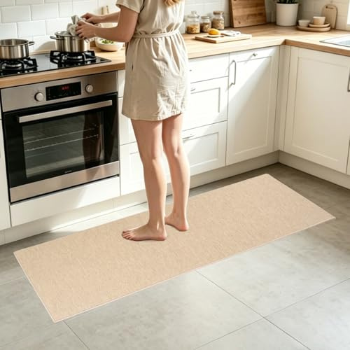 küchenteppich kitchen mat waschbar küche teppich rutschfest küchenläufer | 43x200CM Küchenteppich Waschbar rutschfest Abriebfest teppich küche Saugfähig Leicht zu reinigender Küche Waschraum Flur