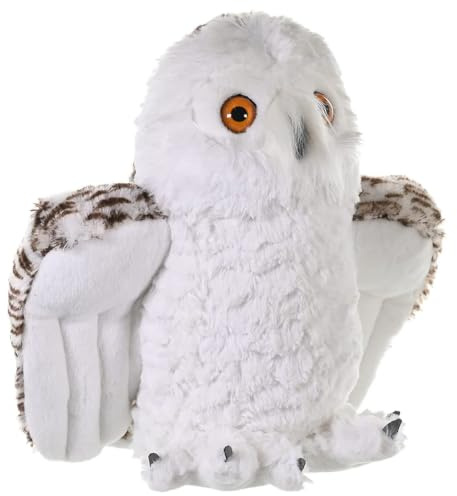 Wild Republic 10922 10957 Plüsch Schneeeule, Cuddlekins Kuscheltier, Plüschtier, 30cm