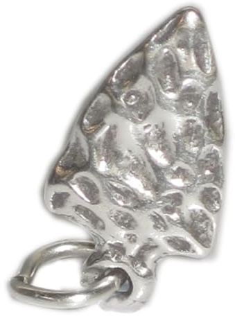 Pfeilspitze Pfeilspitze Sterling Silber Charm .925 x 1 Archäologie Charms