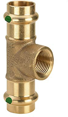 Viega T-Stück Sanpress 2217.2 RG SC-Contur mit IG 22 x 3/4 Zoll x 22 mm, 313975