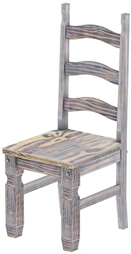 Holzstuhl Mexiko Zebra Afrika - Esszimmerstuhl Klassik Pinie Massivholz Echtholz - Variante & Farbe wählbar - Stuhl Holz Wohnzimmerstuhl Lehnenstuhl Lehne Küchenstuhl Brasilmöbel