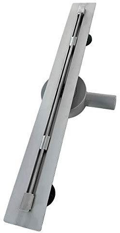 Duschrinne 90 cm Bodenablauf Duschablauf aus Edelstahl ULTRA SLIM sehr flach - Siphon 360 Grad beweglich - Größen 50cm – 120cm Model B9 Linear