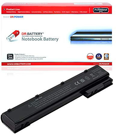 DR. BATTERY 632427-001 Laptop Battery Compatible with HP Elitebook 8560W 8570W 8760W 8770W 632425-001 632113-141 632114-421 632113-151 HSTNN-F10C HSTNN-I93C [14.8 V / 65Wh]