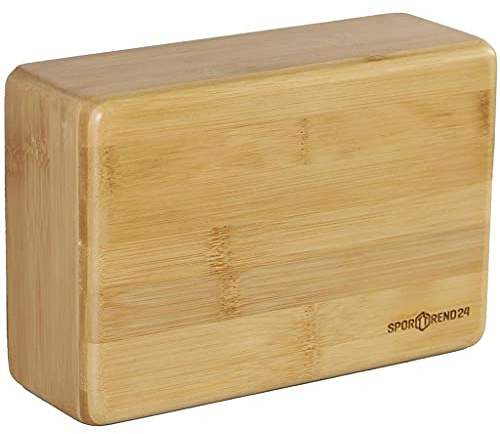 Sporttrend 24® Yogablock aus Kork, Bambus oder Eva Schaumstoff | Yogablock, Yogaklotz, Yoga, Klotz, Meditation, Pilates