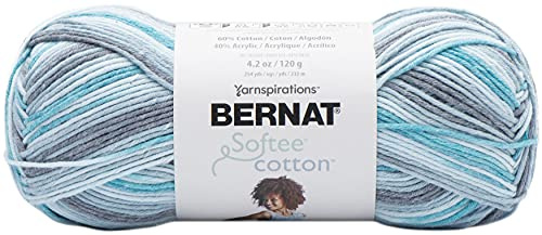 Bernat Softee Cotton 120g - Blue Waves