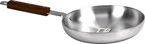 Sterling Ventures Aluminium Frying Pan with Heavy Gauge Wooden Handle 26CM