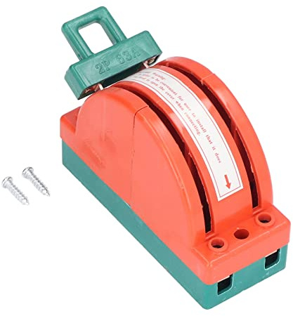 Double Throw Electric Reverse Switch 63A, High Current Industrial Disconnector, Heavy-Duty Manual Isolator Switch for Machinery Automation and Industrial Equipment