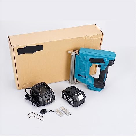 Grapadora, Pistola de clavos eléctrica de 20V for 422J, clavadora de de uñas, grapadora, grapadora de muebles, herramienta eléctrica for carpintería para proyectos de carpintería, profesionales y de (
