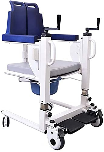Fauteuil roulant portable pour la maison, chaise percée de chevet, chaise de douche, siège divisé, pour personnes âgées handicapées