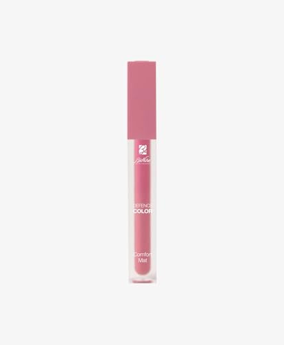 BioNike Defence Color - Comfort Mat Rossetto Matte Lunga Durata Opaco, Colore Pieno e Intenso Fino a 8h, Formula con Mix di Olii e Cere Vegetali, N. 702 ROSE MACARON, 3.5 ml