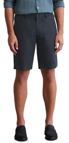 Marc O'Polo Herren Leinenshorts Knielang leicht