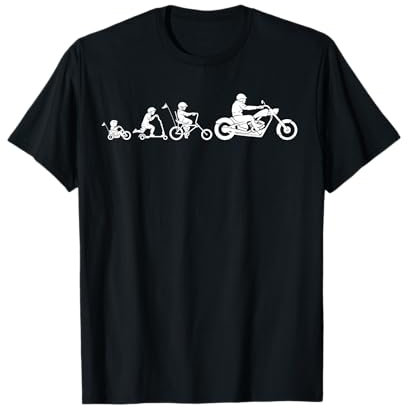Motorbike Evolution, Funny Bike, Chopper Rider Evolution T-Shirt