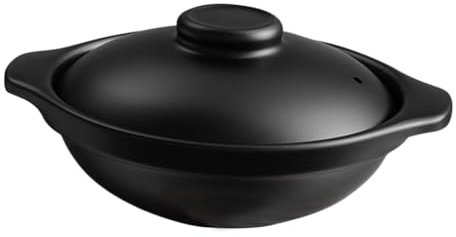 ABOOFAN Pentola Per Stufato in Ceramica Con Coperchio 1 3 L Pentola Per Zuppa Bibimbap Antiaderente Facile Da Pulire Adatta Piano Cottura