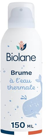 BIOLANE - Brume à l’Eau Thermale Bébé - Apaise et rafraîchit - 150ml | Hydrate le visage et le corps, Testée Dermatologiquement, Peaux Sensibles, 100% d’Origine Naturelle, Fabriqué en France