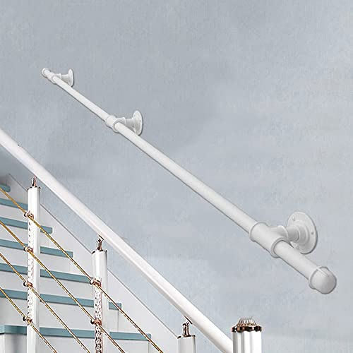Metal Stair Railing Kit for Indoor/Outdoor Stairs, Wall-Mounted il for Hallways, Durable il for Steps, Safety Rail for Home & Garden Use.