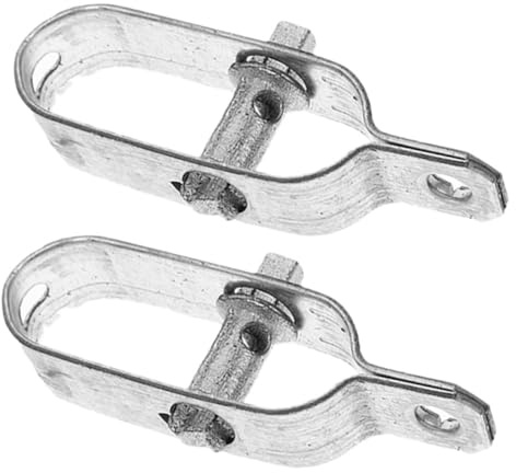 PAMINGONO Tensor De Alambre De Acero 2 Piezas, 100 Mm, Resistente Oxidación, Herramienta Tensora para Cable Eléctrico Exterior y Cuerdas, Adecuado para Uso Industrial y Agrícola