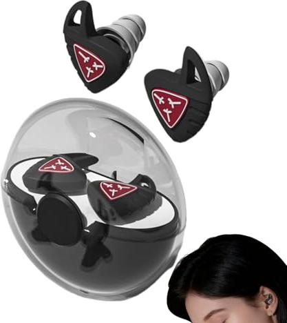 Adaptable Sleep Earplugs- Sound Ear Plug | Ear Protectors for Fit, Hearing Protection with Storage Container, Reusable Earplugs, Noise Reduction for Motorcycling